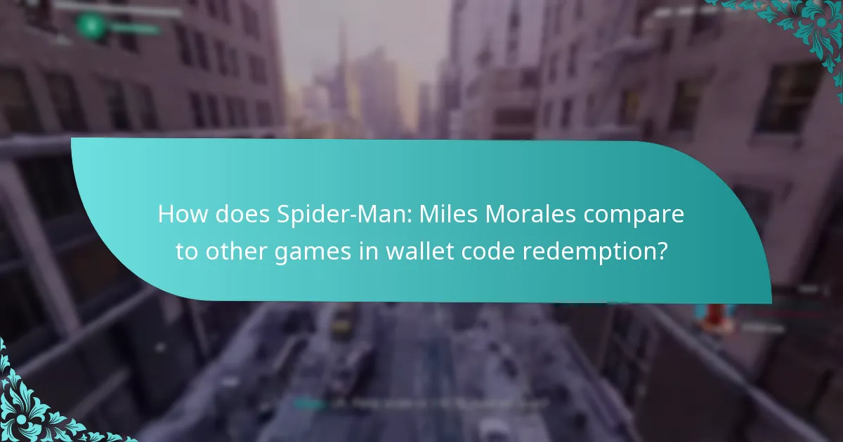 How to redeem wallet codes in Spider-Man: Miles Morales?