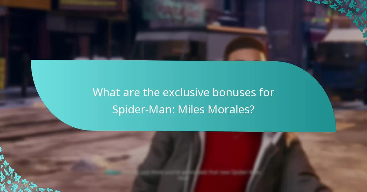 Where can I find and purchase Spider-Man: Miles Morales with exclusive bonuses?