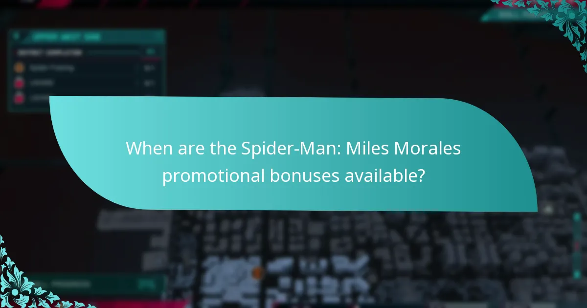 How do the Spider-Man: Miles Morales promotional bonuses compare to other games?