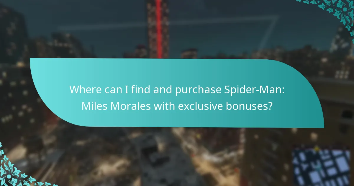 What are the risks of purchasing Spider-Man: Miles Morales for exclusive bonuses?